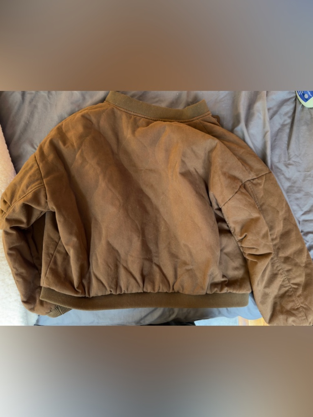 Princess Polly Brown Quilted Jacket – NWT – Size 4 - Picture 7 of 8